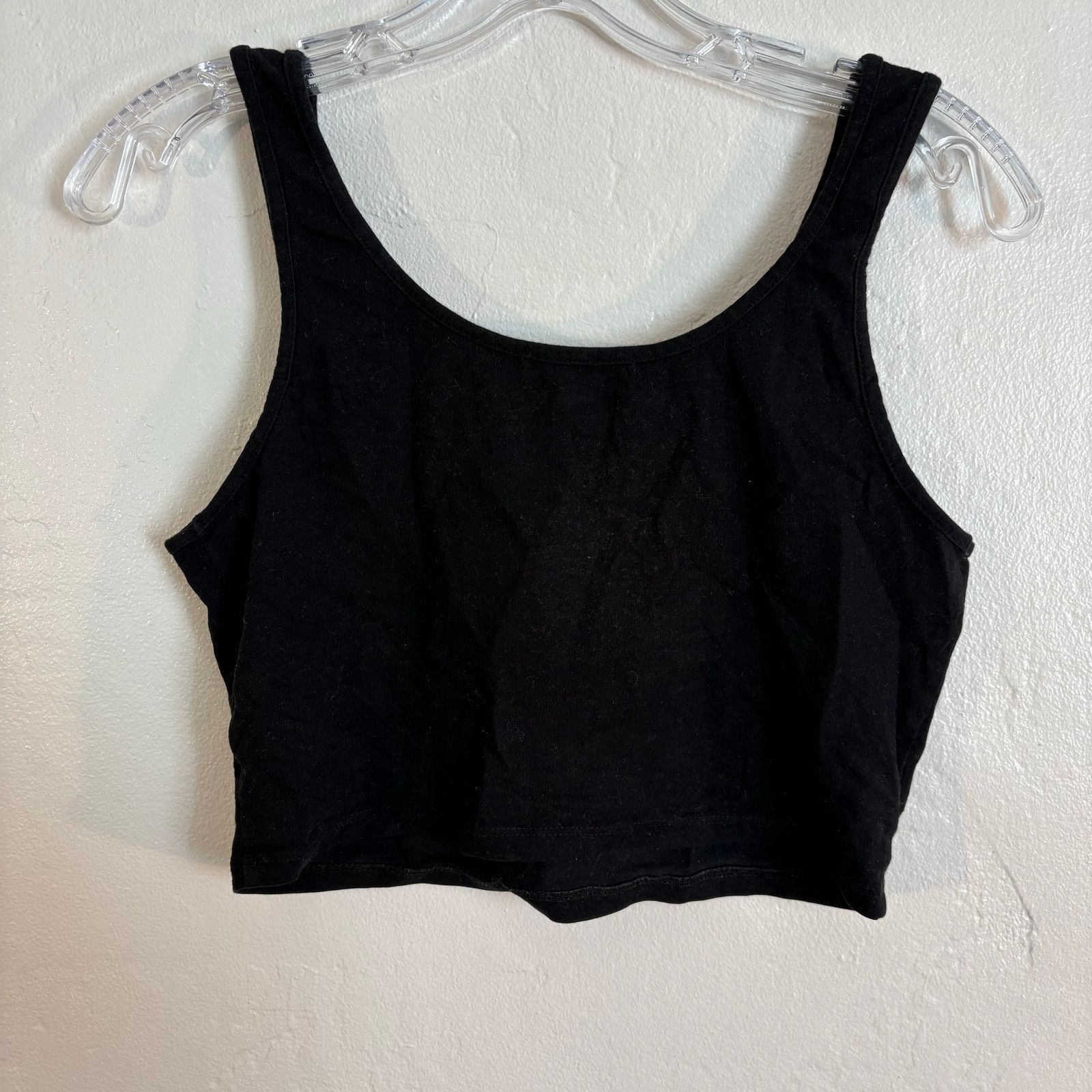 Other Ambiance Black Crop Top Tank Top Women's Small Size S / US 4 / IT 40 - 3 Thumbnail