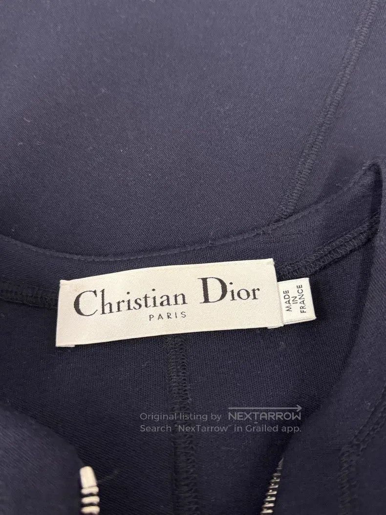 Dior Dior Blue beaded shield zipper jacket Size XS / US 0-2 / IT 36-38 - 4 Thumbnail