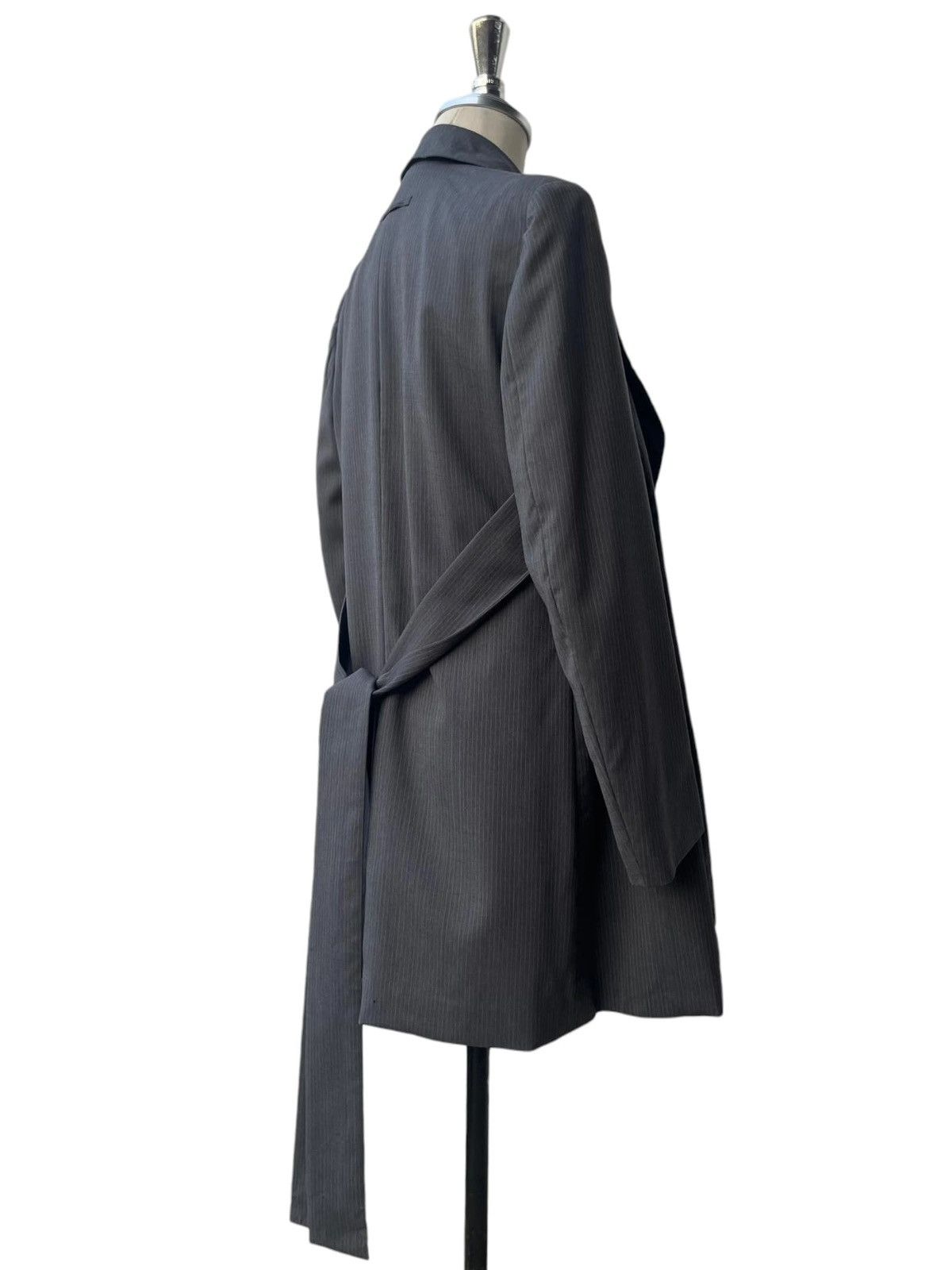 Jean Paul Gaultier Archive Jean Paul Gaultier Classique Pinstripe Wrap Jacket Size M / US 6-8 / IT 42-44 - 15 Thumbnail