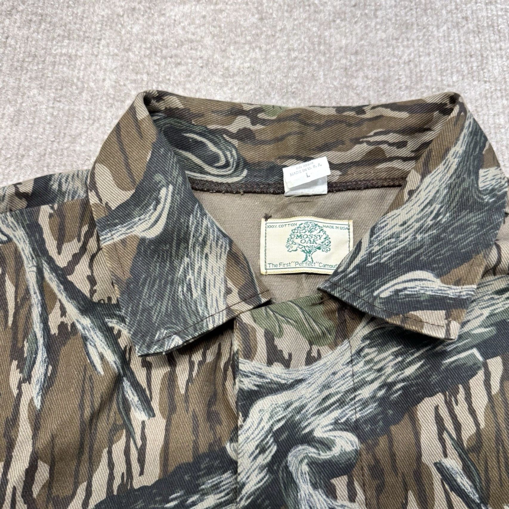 Vintage VINTAGE Mossy Oak Jacket Hunting USA 80s Large Chore Tree Stand 3 Pocket Mens Size US L / EU 52-54 / 3 - 5 Thumbnail