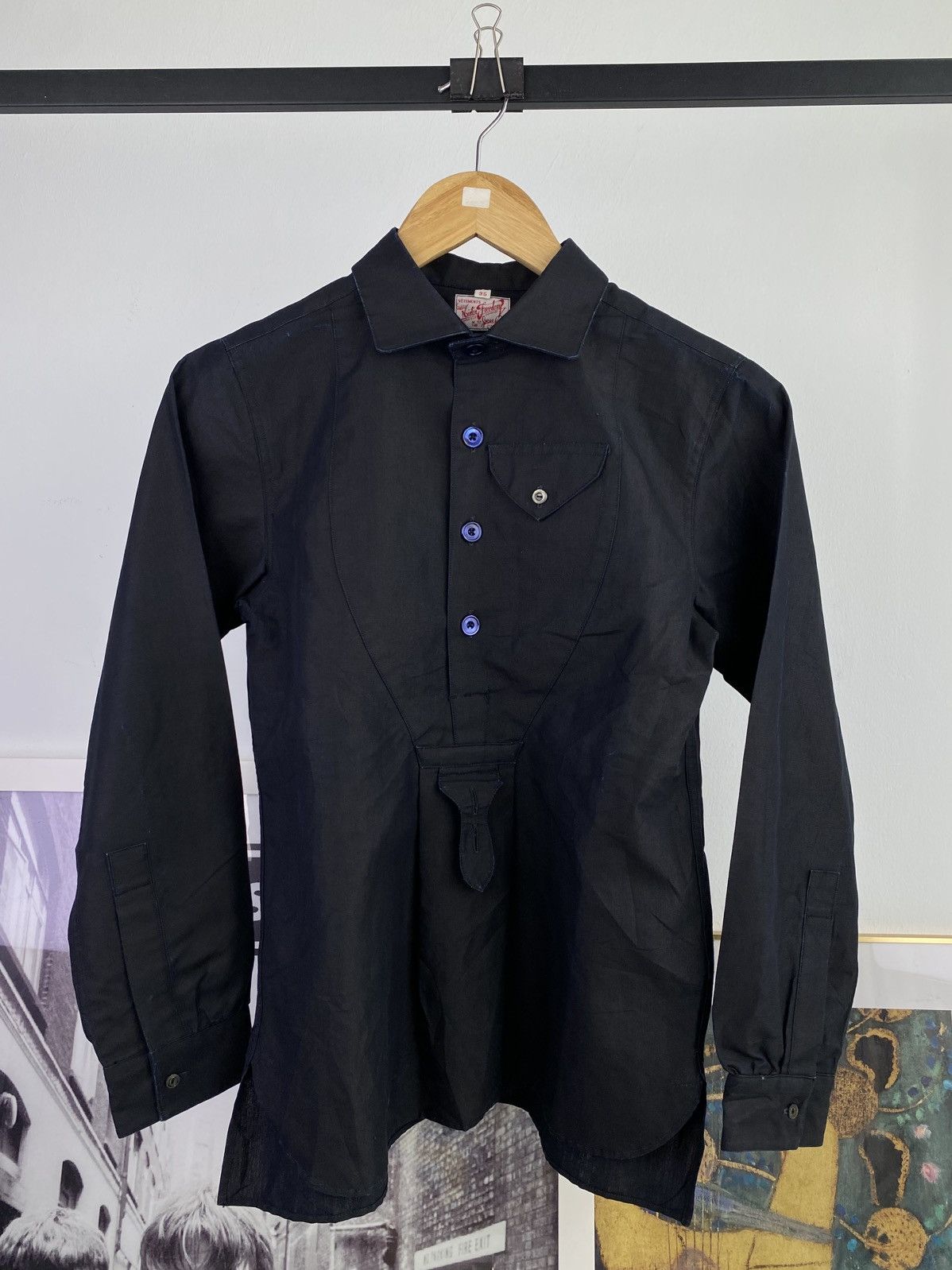Mister Freedom × Sugar Cane Mister Freedom Chemise Bleu Villate Pullover Button up Shirt Size US XS / EU 42 / 0 - 1 Thumbnail