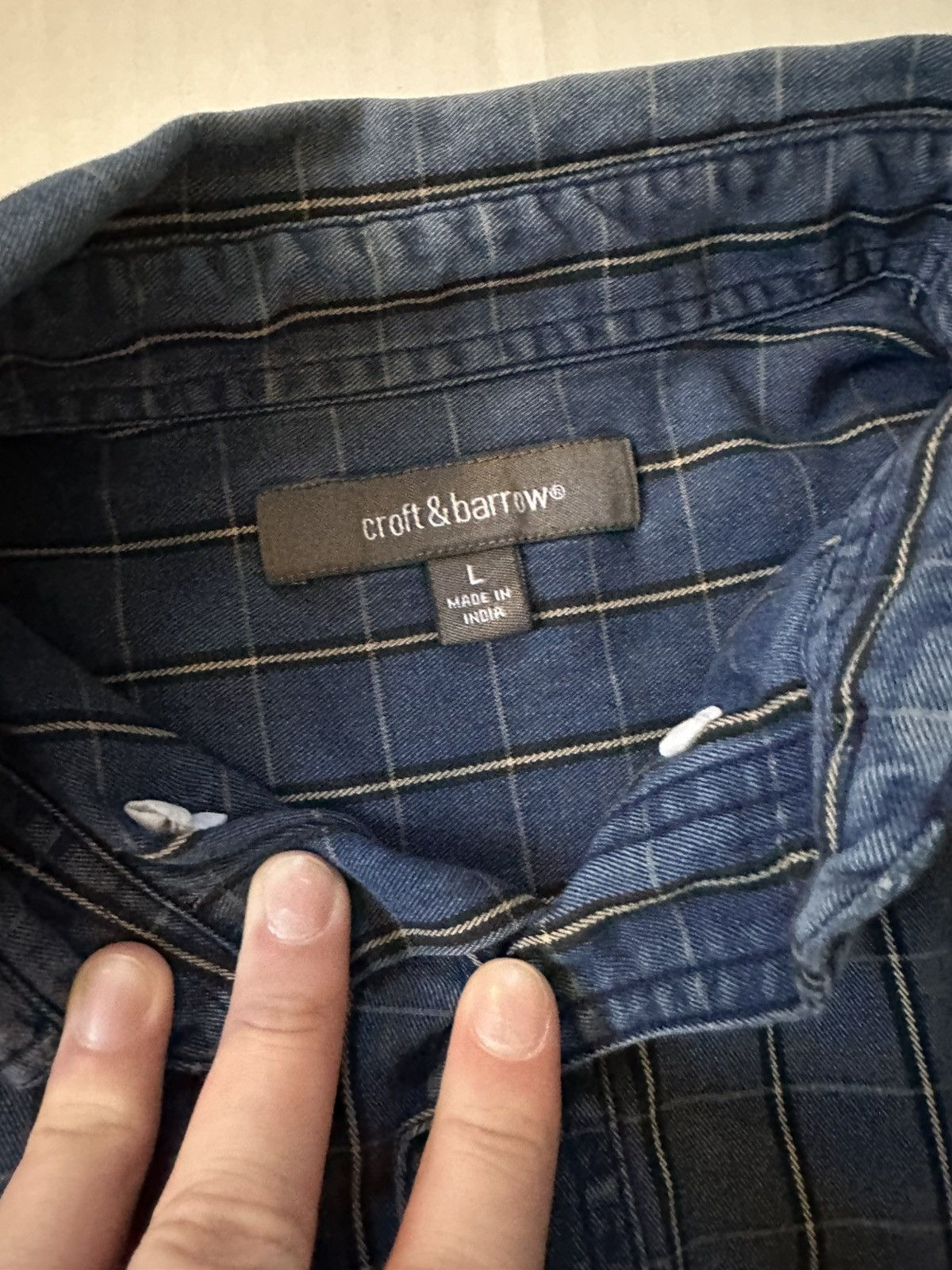 Croft & Barrow × Vintage Croft and Borrow Button Up Shirt Size US L / EU 52-54 / 3 - 3 Thumbnail