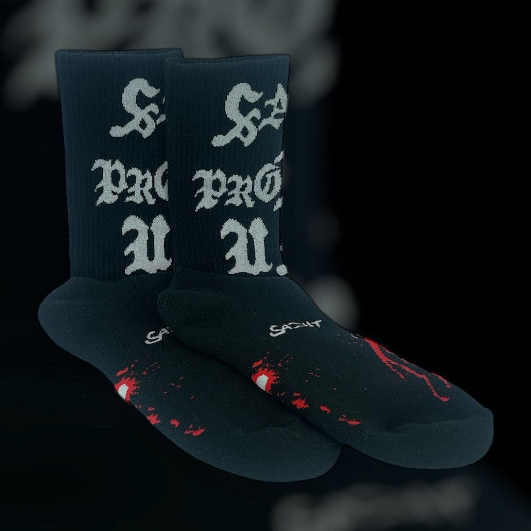 Saint Michael Saint michael "protect" socks Size ONE SIZE - 1 Thumbnail