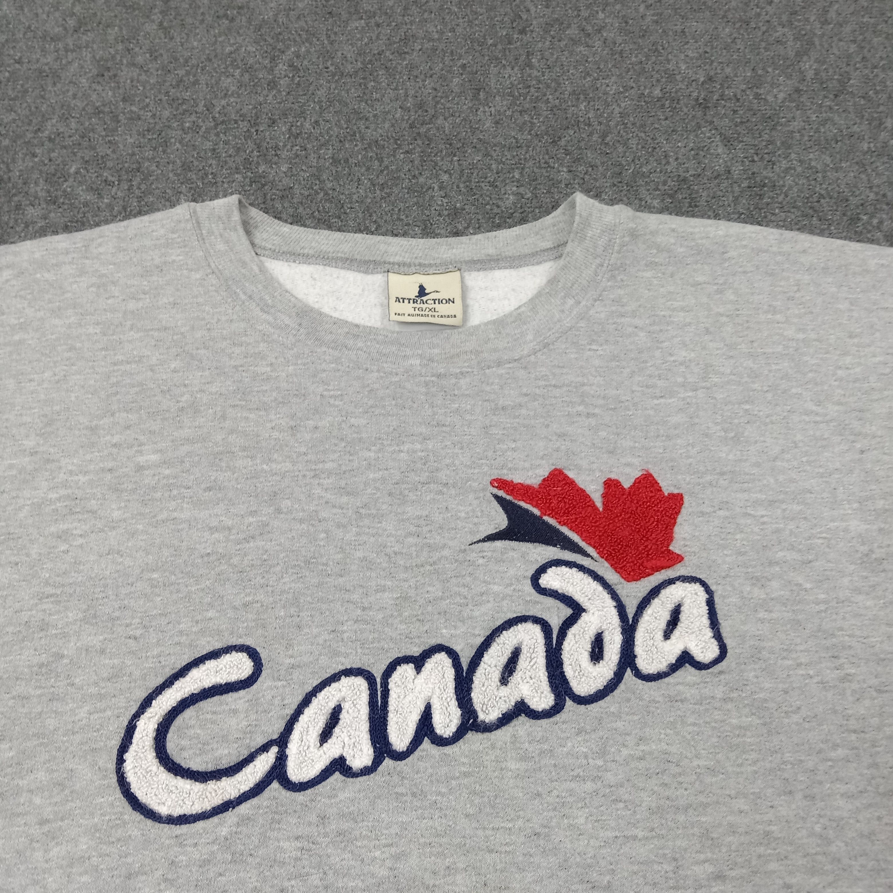 ATTRACTIONS Canada Country State Promo Sweatshirt C254N12 Size US XL / EU 56 / 4 - 2 Thumbnail