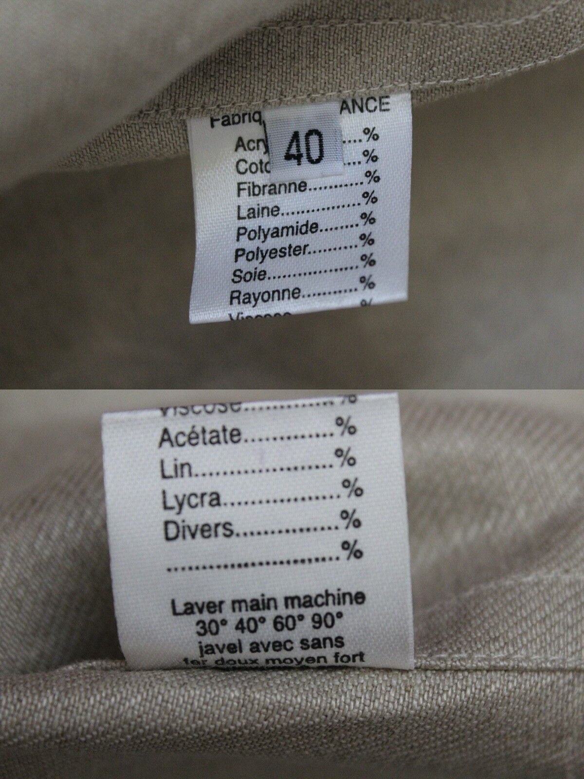 Tillmann Lauterbach Tillmann Lauterbach Designer Linen Trench Button Up Coat Size S / US 4 / IT 40 - 18 Thumbnail