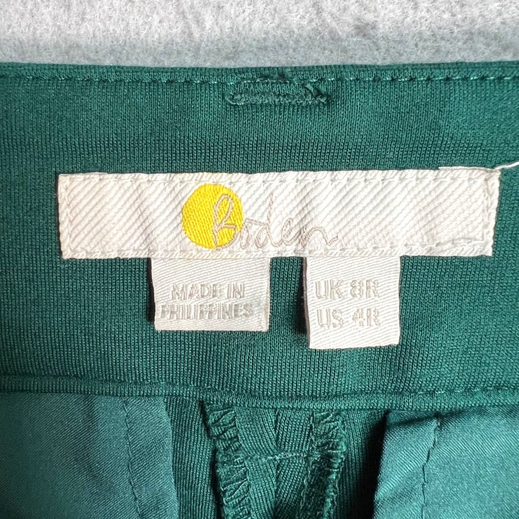 Boden Boden Womens Size 4R Green Dress Pants Trousers Wide Flare Leg Size 27" / US 4 / IT 40 - 3 Thumbnail