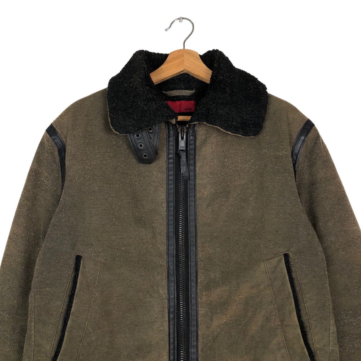 Japanese Brand 🔥VINTAGE SHEARLING BLANKET JACKET LEVIS ZIPPER Size US M / EU 48-50 / 2 - 3 Thumbnail