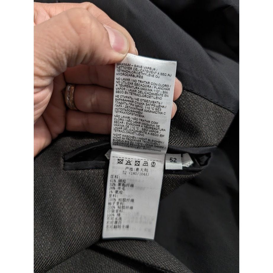 Bottega Veneta o1rshd1 Technical Wool Jacket in Brown/Grey/Black Size US L / EU 52-54 / 3 - 18 Thumbnail