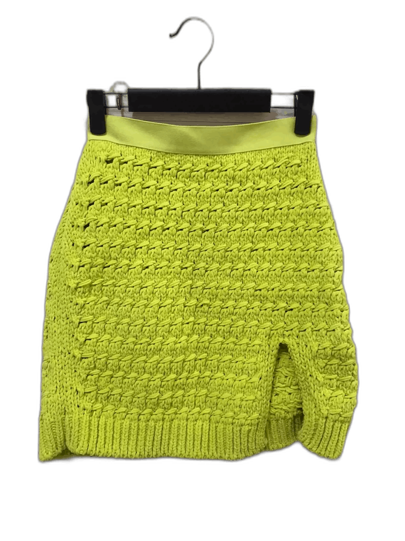 Bottega Veneta Bottega Veneta Kiwi Knit Skirt XS Size 26" / US 2 / IT 38 - 1 Thumbnail