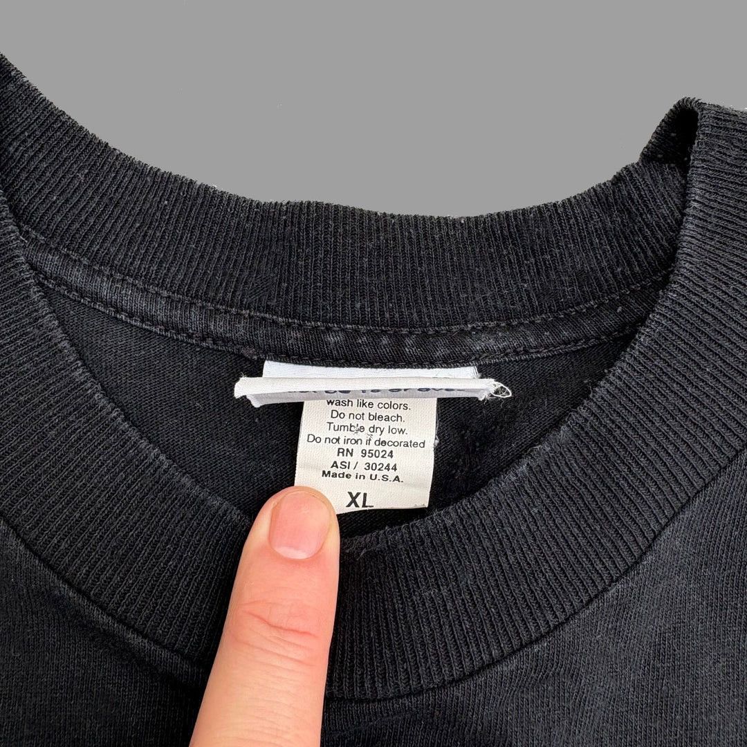 Vintage Pornstar 1990 90s Vintage 69 Baseball Rare L/S Logo T-Shirt Size US XL / EU 56 / 4 - 6 Thumbnail