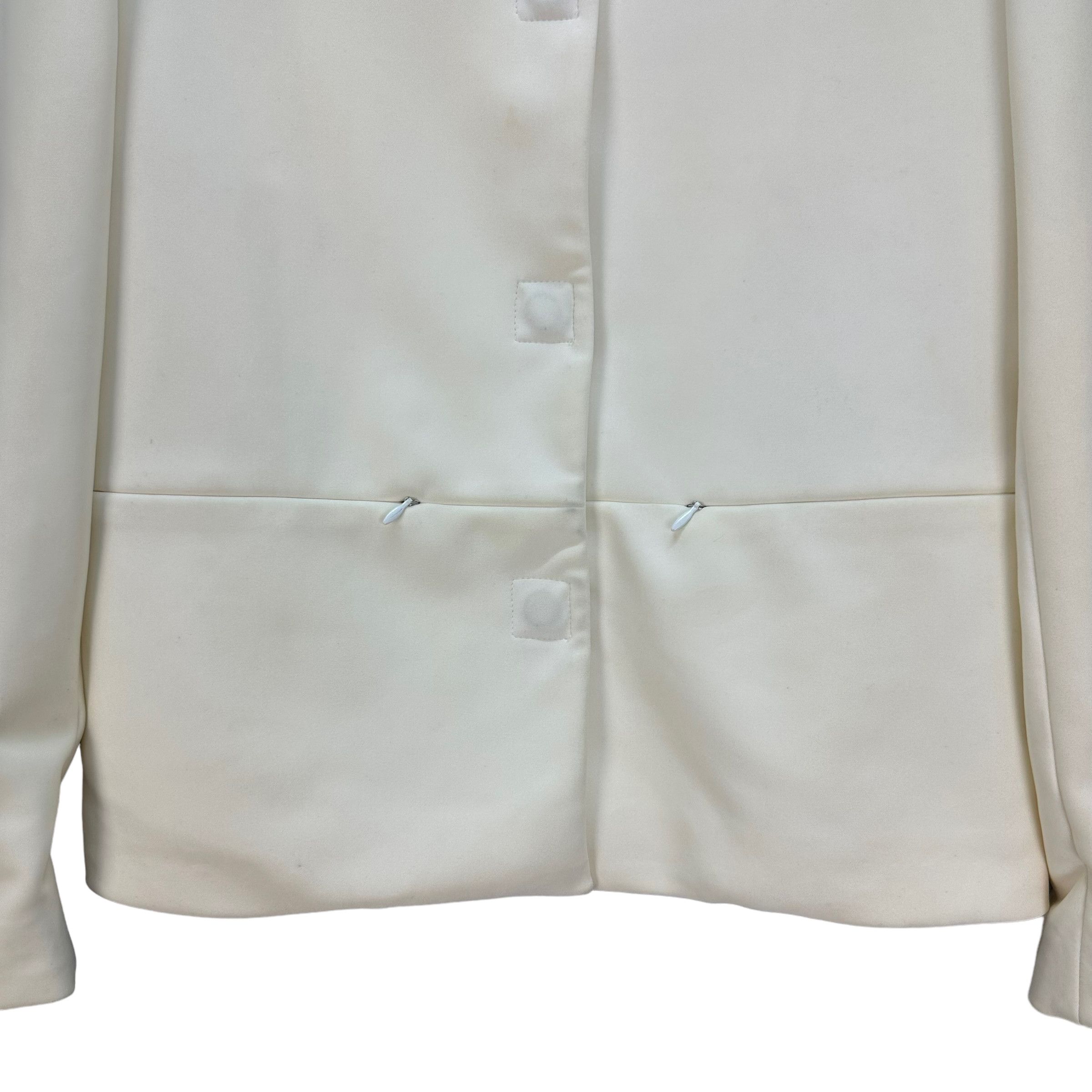 Fendi FENDI JEANS ANTI STRESS MAGNET BUTTON WHITE JACKET #8182-209 Size US S / EU 44-46 / 1 - 3 Thumbnail