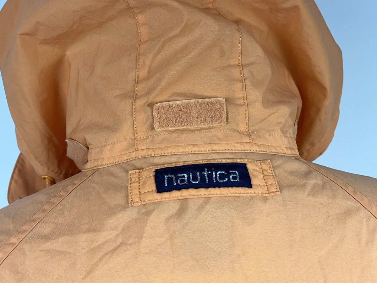 Nautica × Vintage Nautica Vintage Orange Hooded Jacket Size L Size US L / EU 52-54 / 3 - 10 Thumbnail