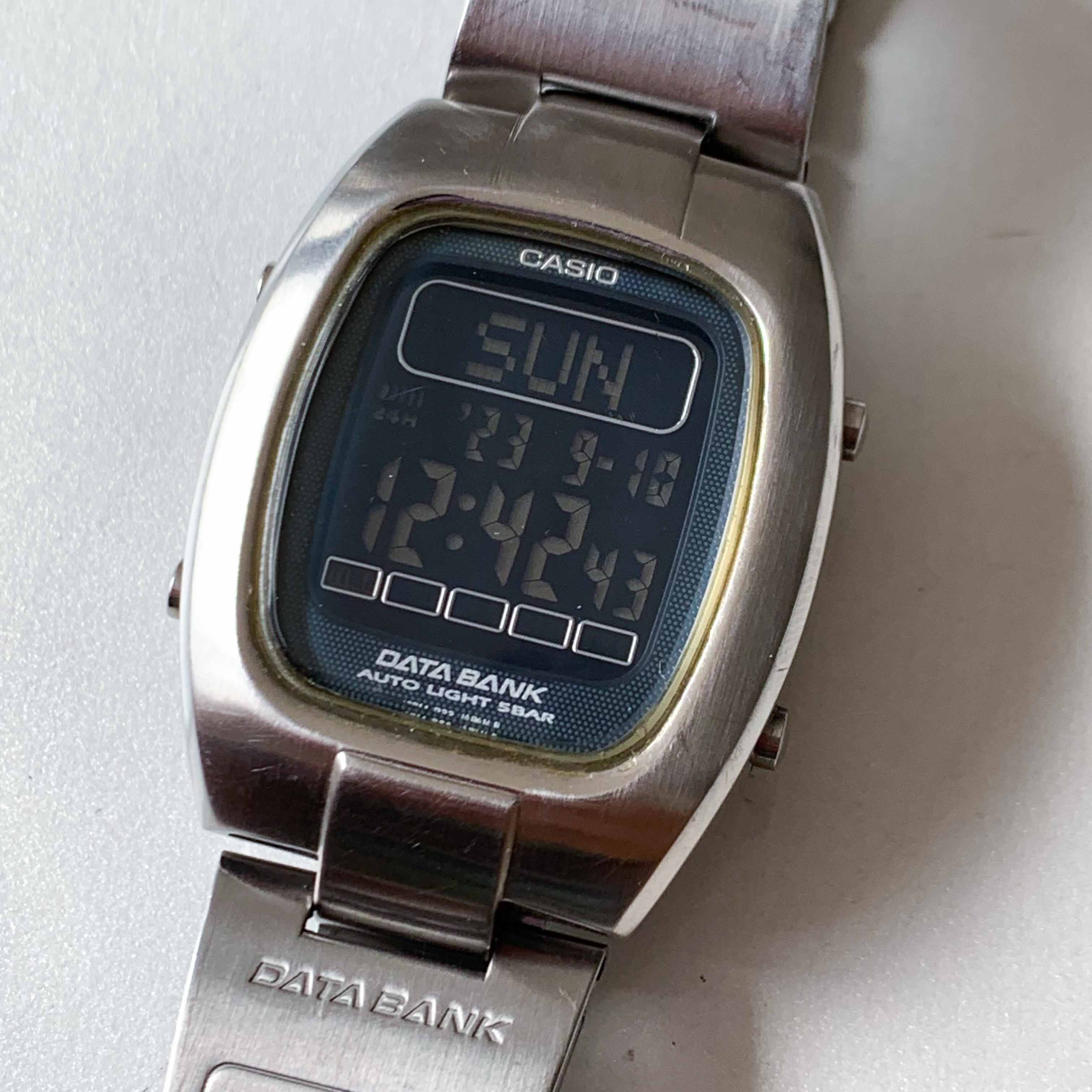 image of Casio Data Bank Watch Db-101 in Silver, Men's