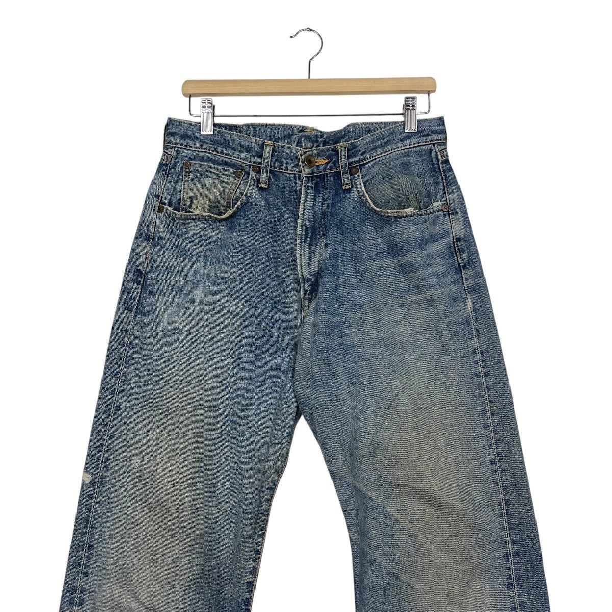Japanese Brand Edwin 505 Faded Dirty / Faded Blue Selvedge Jeans W 30 Size US 30 / EU 46 - 3 Thumbnail