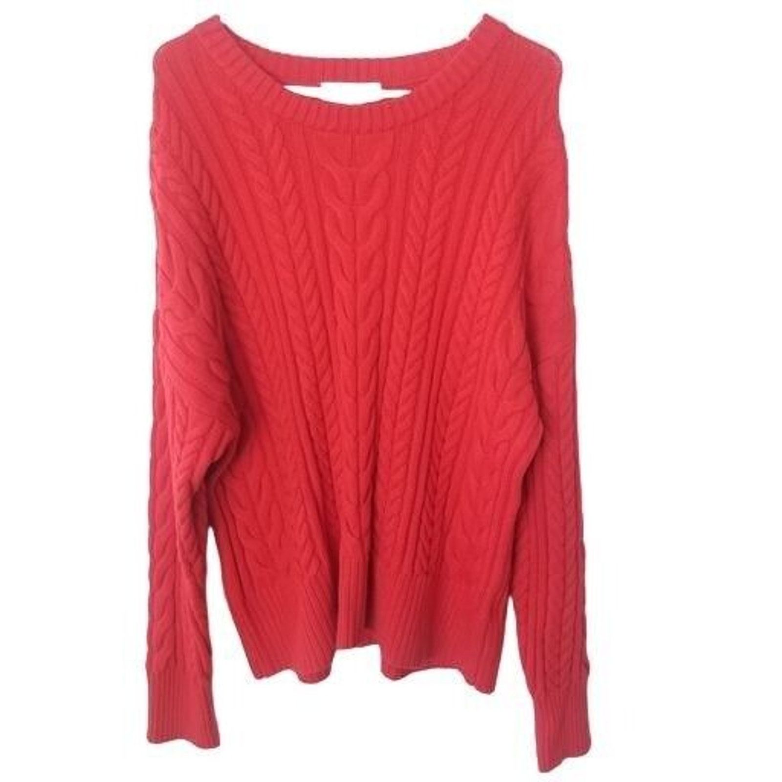 Phipps Philosophy Womens Cable Knit Fisherman Sweater XL Cabincore Size XL / US 12-14 / IT 48-50 - 1 Thumbnail