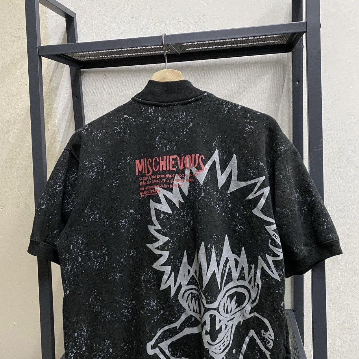 Beauty Beast Vintage Mischievous Skunk Punk by Emi Nakayama Short Varsity Size US M / EU 48-50 / 2 - 3 Thumbnail