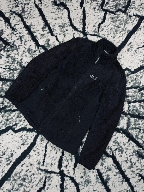 Jack Wolfskin Jack Wolfskin Sheepskin Zip Fleece Jacket Black S Size S / US 4 / IT 40 - 2 Thumbnail