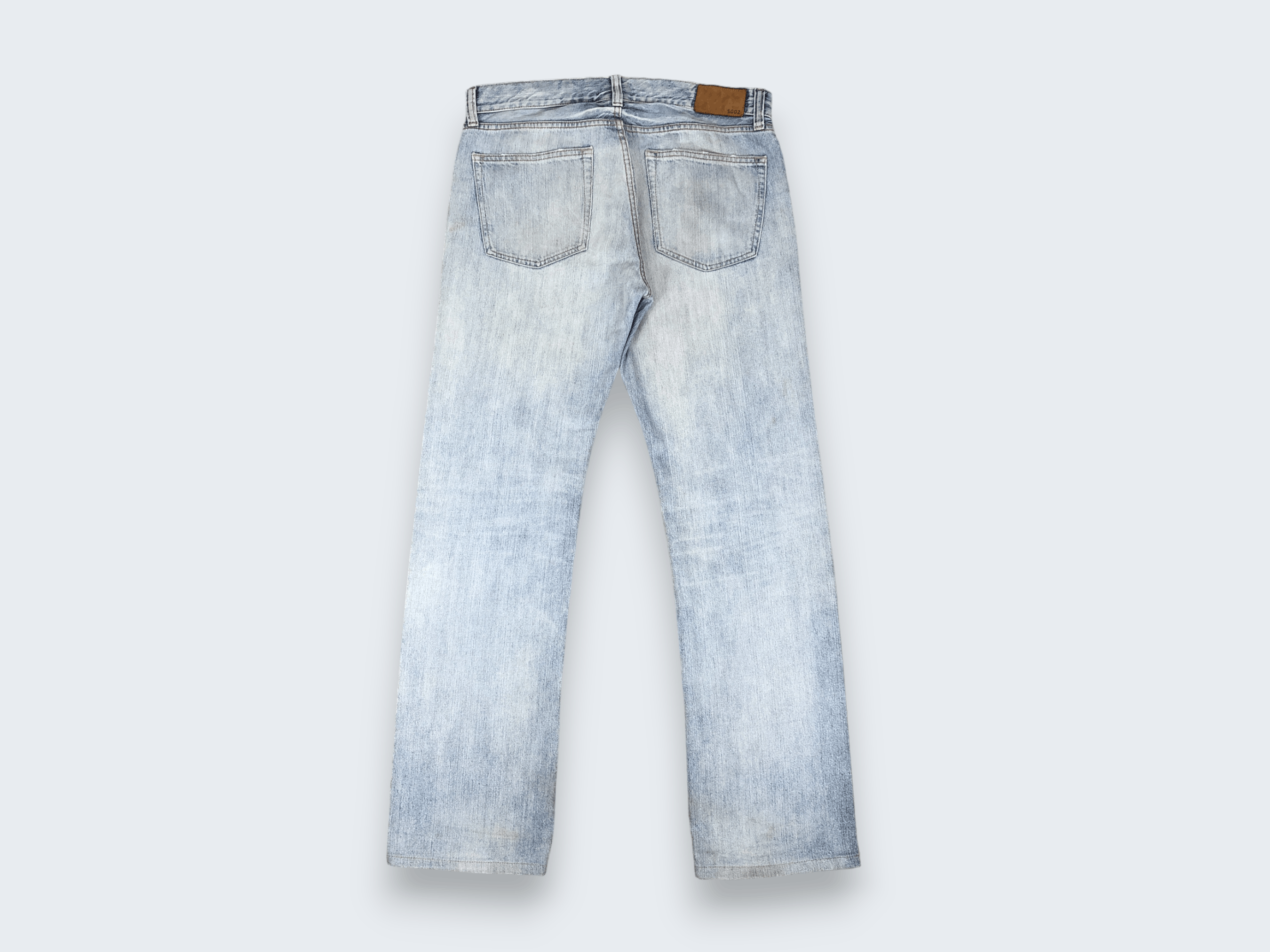 Uniqlo × Vintage Uniqlo Jeans Regular Straight Denim 35 x 33 L1288 Size US 35 - 5 Thumbnail
