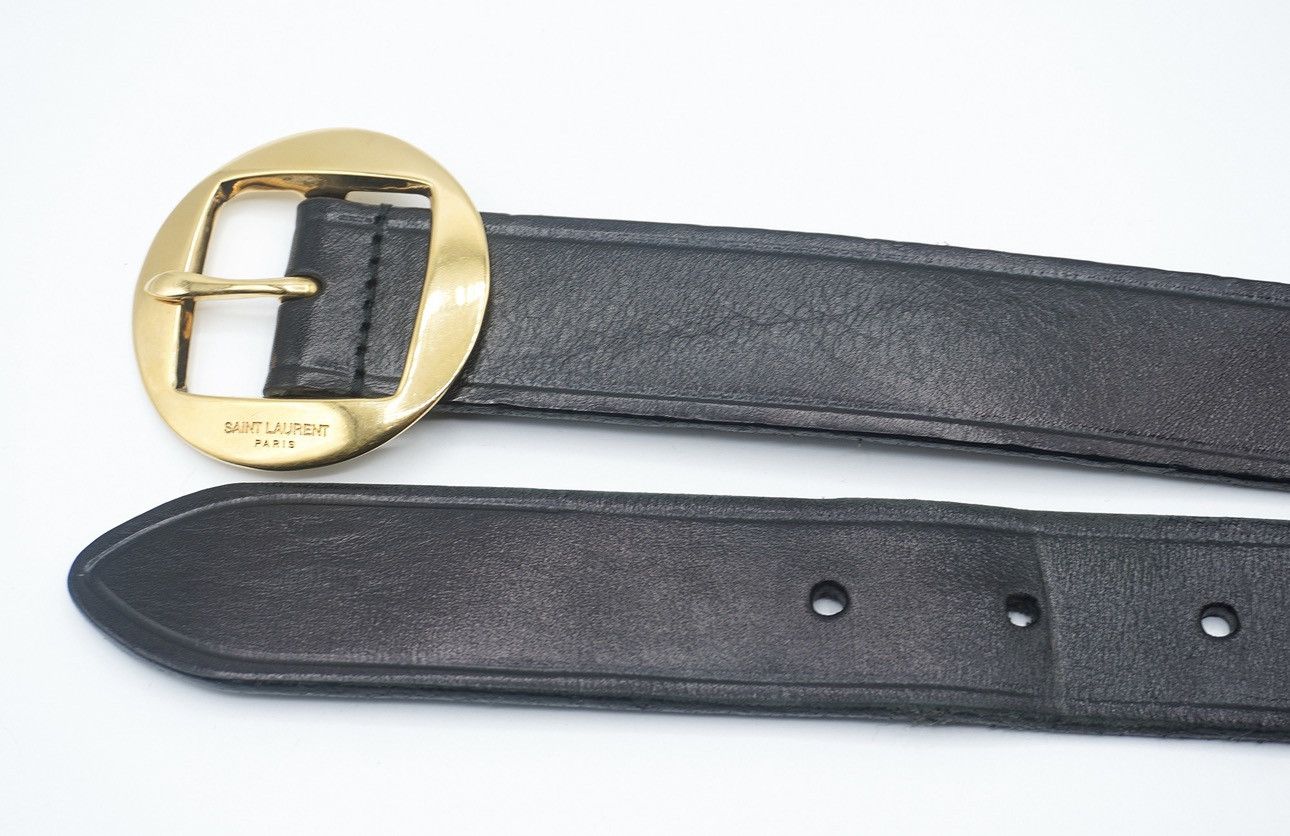 Saint Laurent Paris SAINT LAURENT By HEDI SLIMANE F/W 2016 Circle Belt 85 Size 32 - 5 Thumbnail
