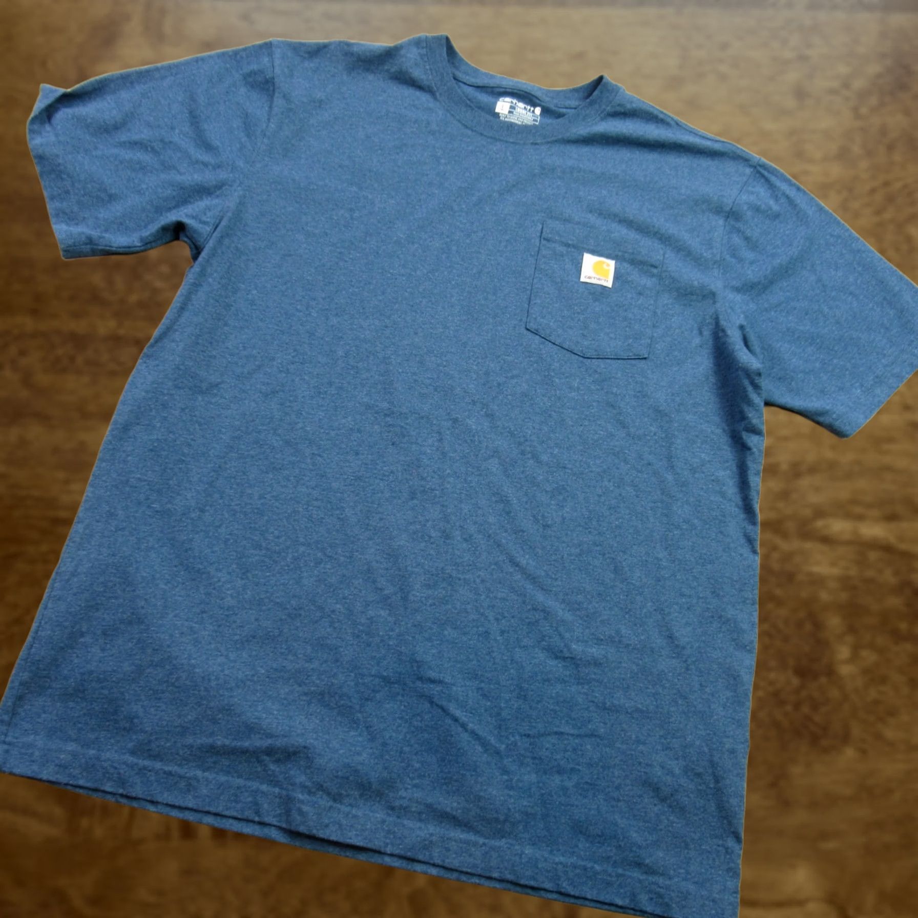 Carhartt Carhartt Shirt Mens Large Tall Short Sleeve Crew Neck Blue Lightweight Size US L / EU 52-54 / 3 - 1 Thumbnail