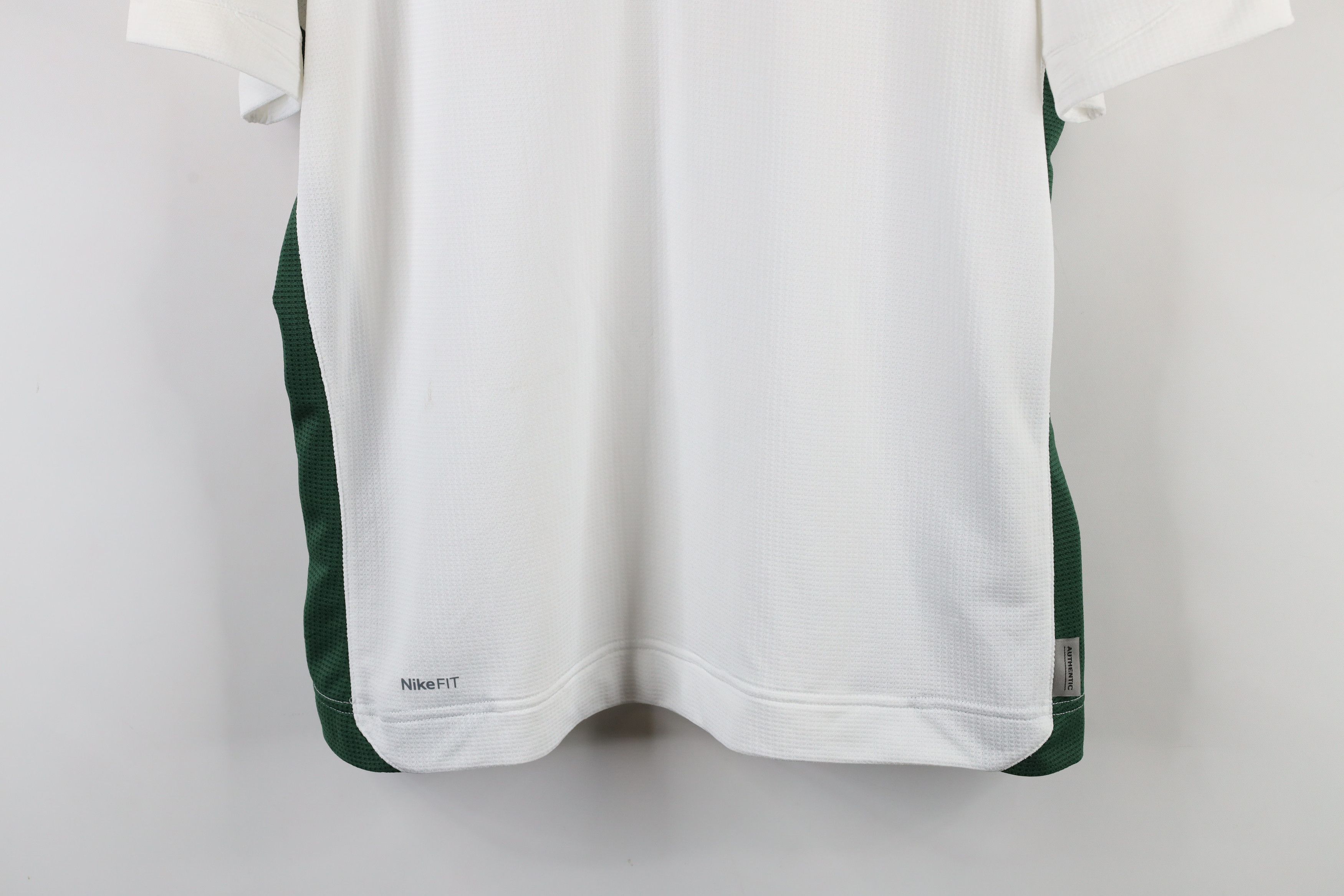 Nike × Vintage Vintage Nike Mini Swoosh University of Miami Hurricanes Polo Size XL / US 12-14 / IT 48-50 - 3 Thumbnail