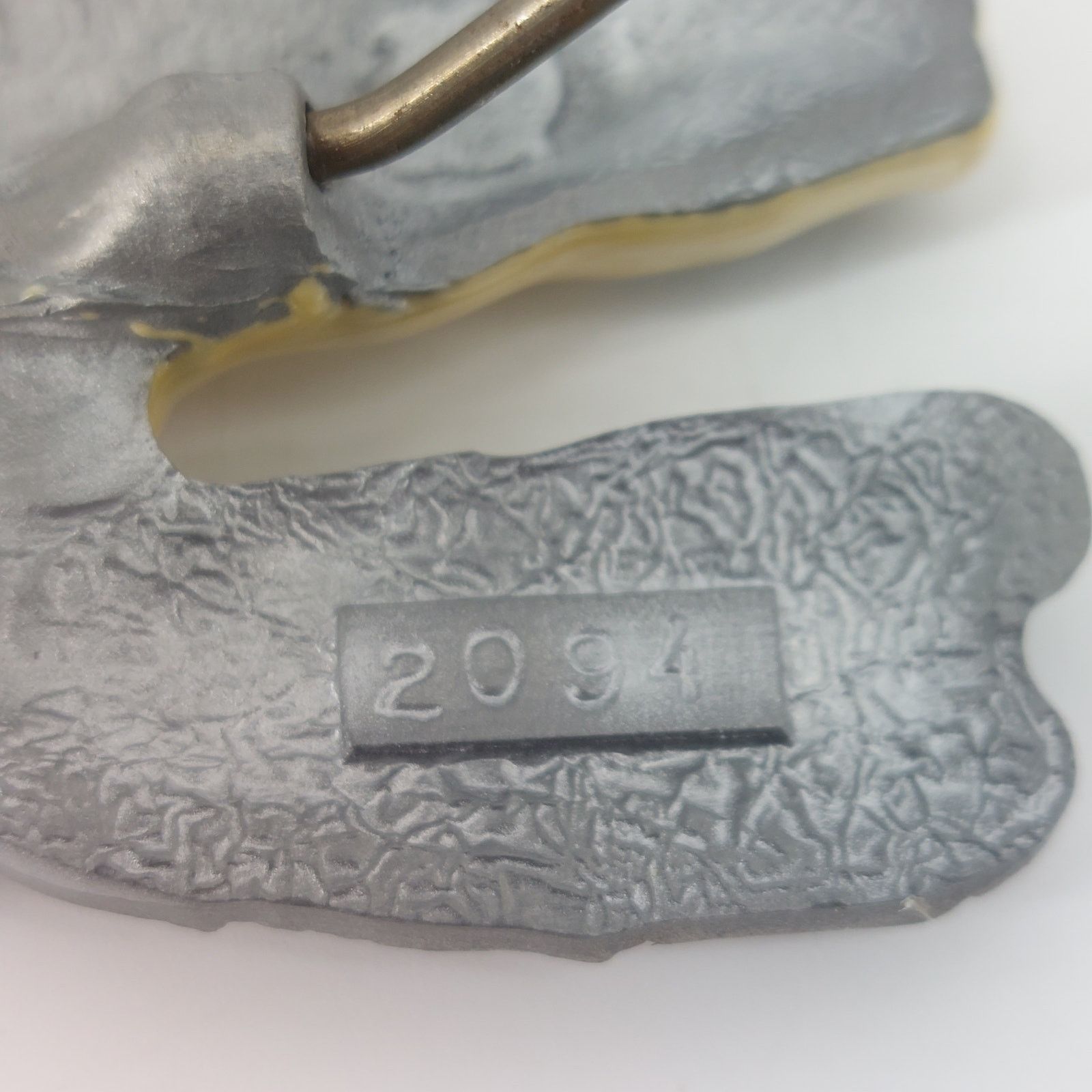Vintage Western Skull 1992 Belt Buckle Feather Boho Cowboy Festival Size ONE SIZE - 6 Thumbnail