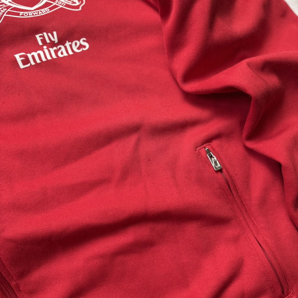 Nike Vintage 2011 Nike Arsenal Football Track Jacket Size US XL / EU 56 / 4 - 8 Thumbnail