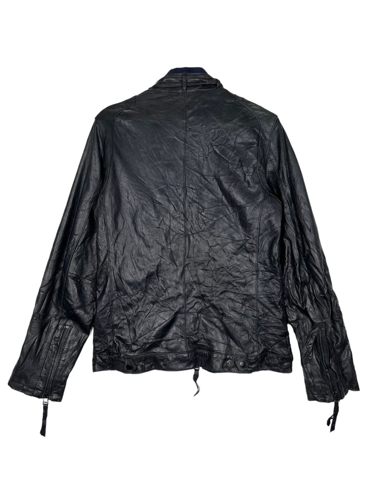 Tornado Mart 🔥 HOUSE OF BLUES LEATHER MOTO RIDER CAFE RACER JACKET Size US M / EU 48-50 / 2 - 8 Thumbnail