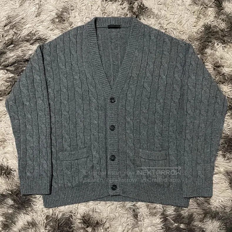 Prada Wool and Cashmere Open Cardigan