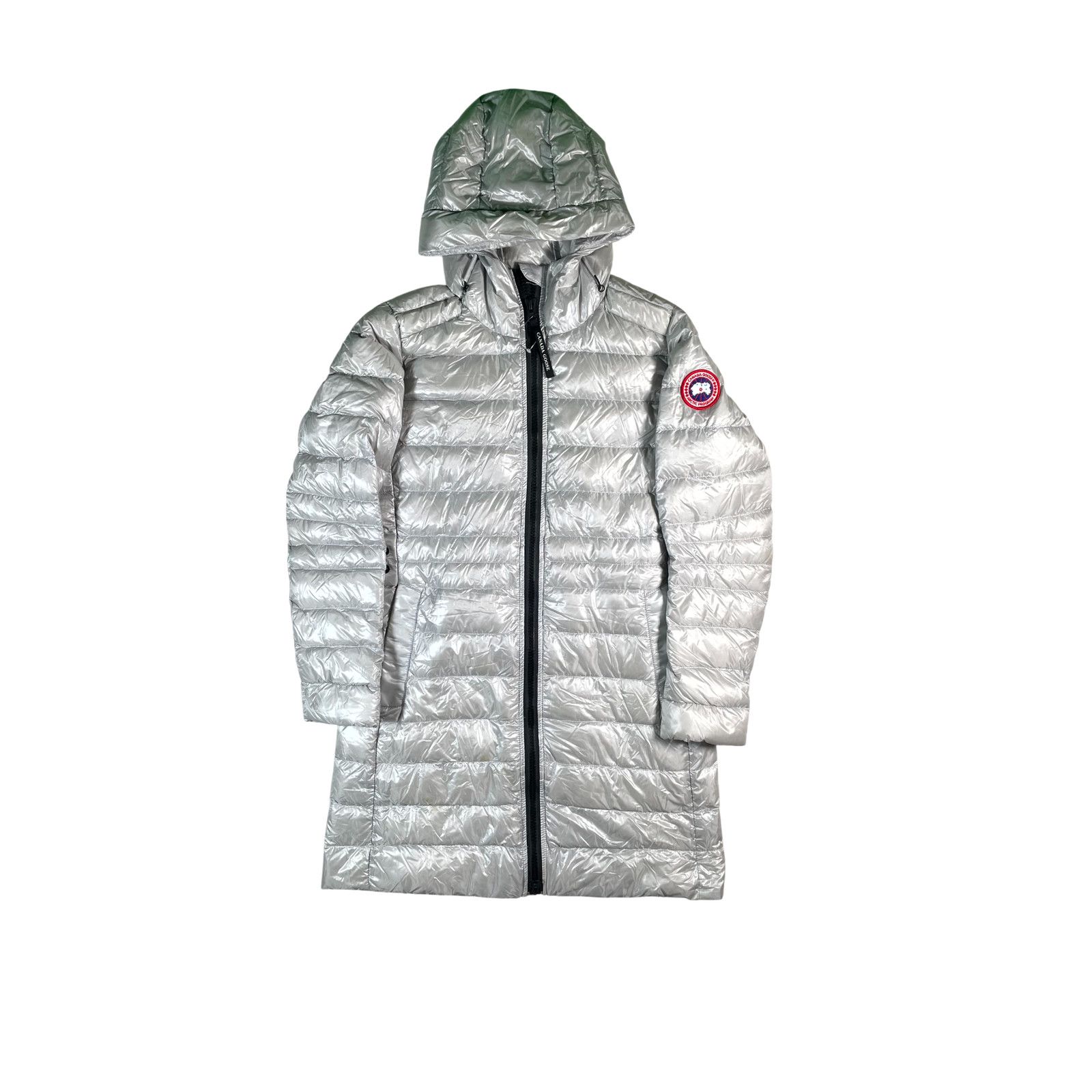 Canada Goose Canada goose Women's Long Silver Coat Size M / US 6-8 / IT 42-44 - 1 Thumbnail