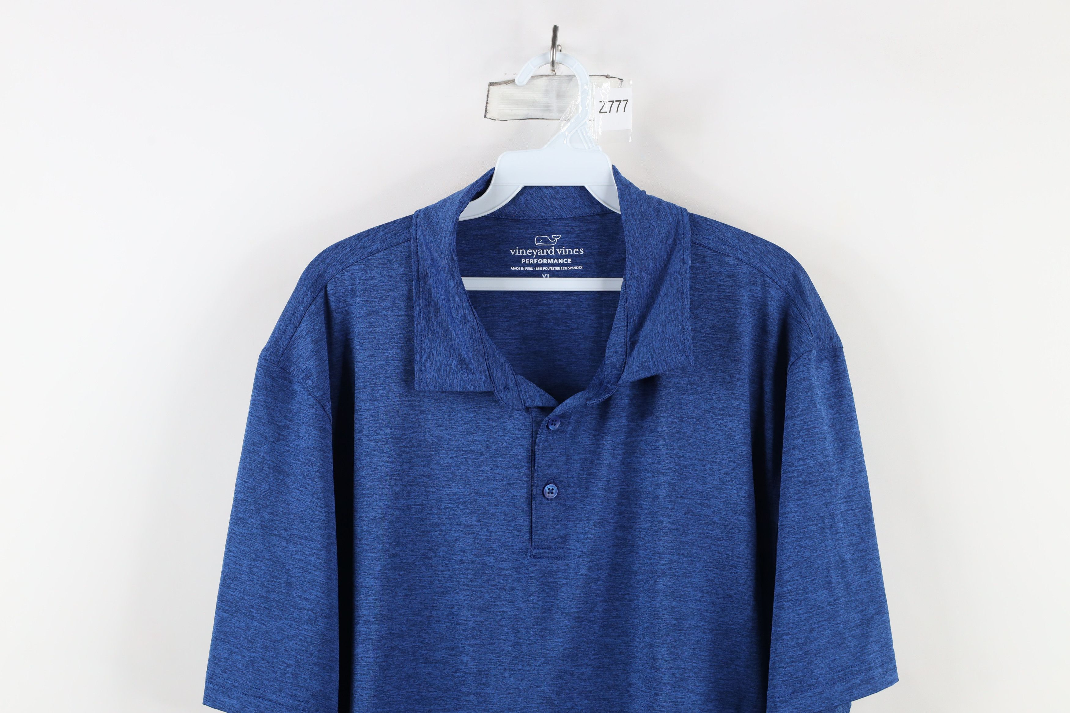 Vineyard Vines × Vintage Vineyard Vines Performance Short Sleeve Golf Polo Shirt Blue Size US XL / EU 56 / 4 - 2 Thumbnail