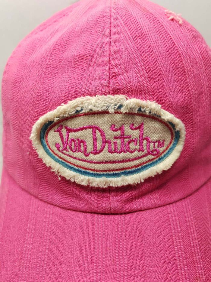 Von Dutch 🔥 Vintage 🔥 Von Dutch Distressed Style Cap Hat Size ONE SIZE - 3 Thumbnail