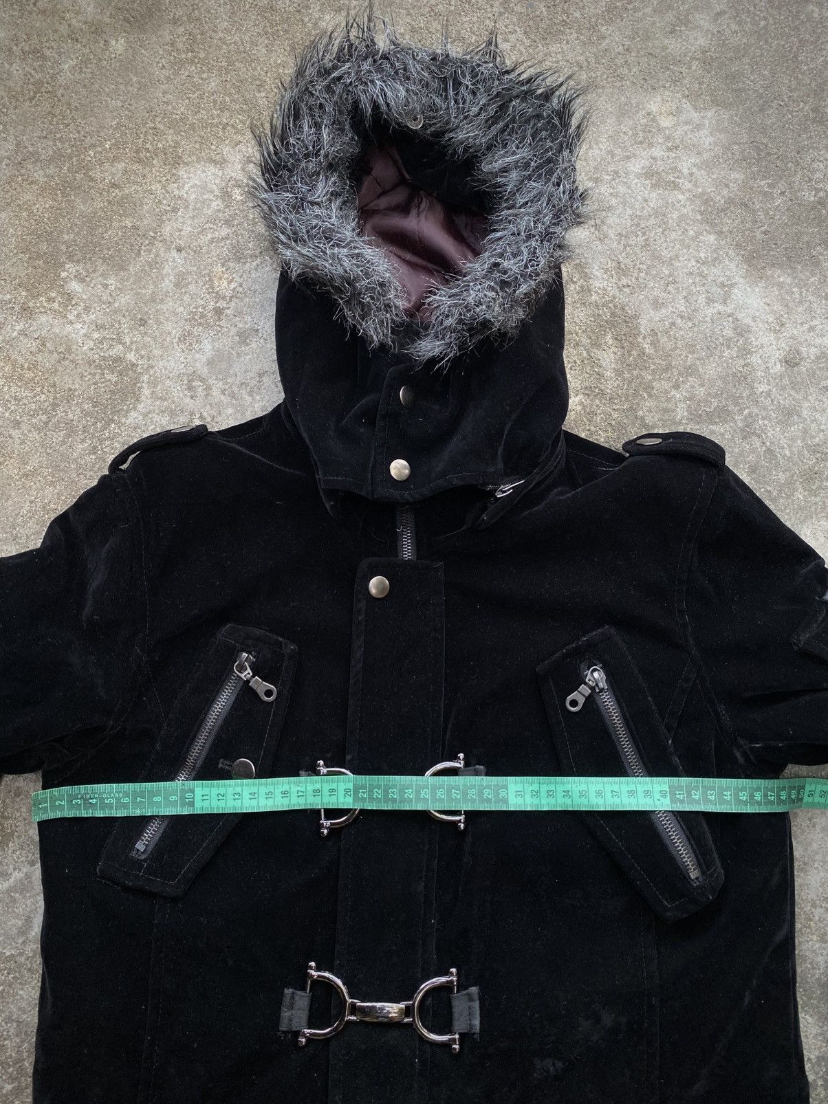 If Six Was Nine JAPANESE BRAND FUR JACKET PUNK GOTHIC BY AUTHENTIC Size US M / EU 48-50 / 2 - 14 Thumbnail