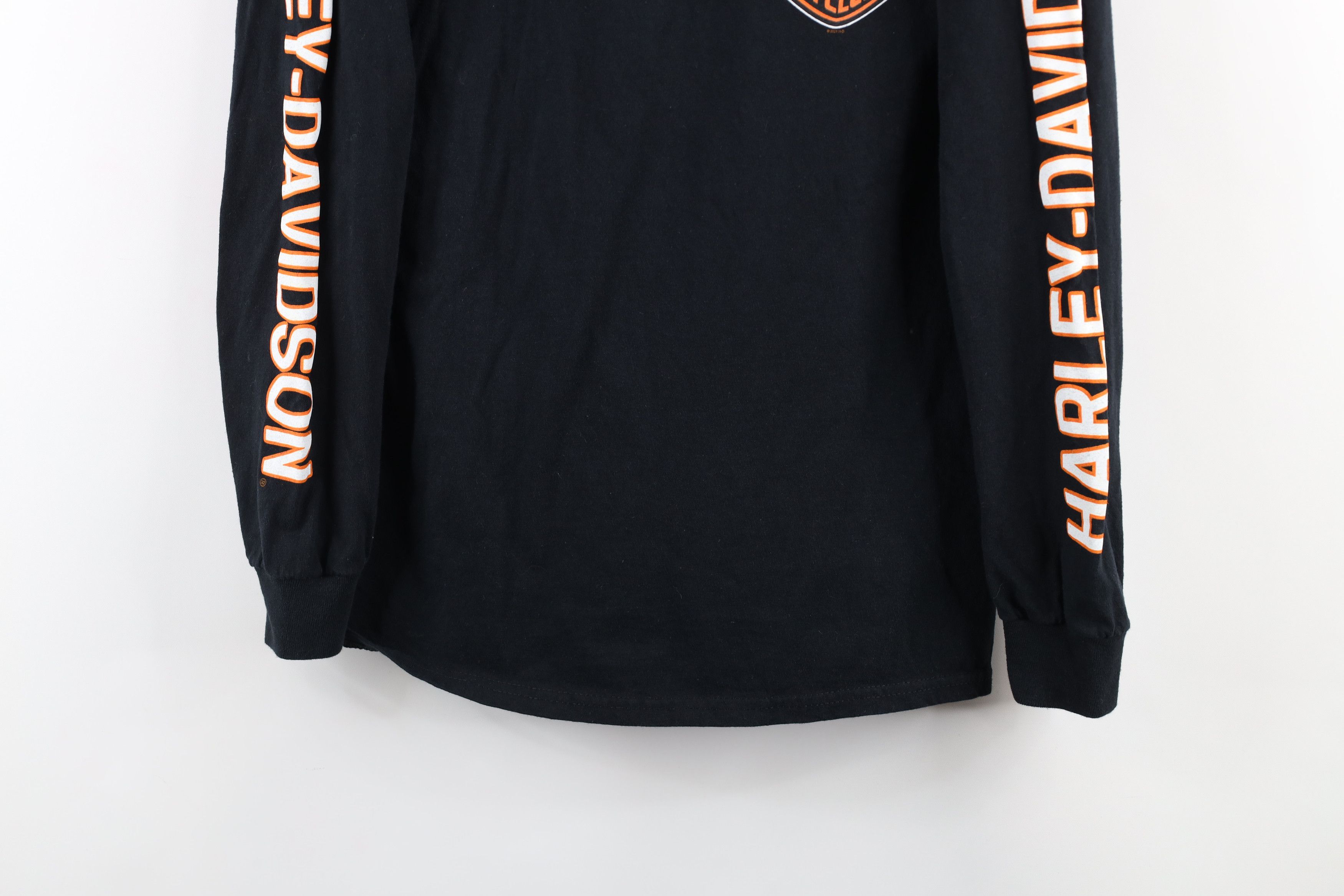 Harley Davidson Vintage Harley Davidson Spell Out Long Sleeve T-Shirt Black Size US S / EU 44-46 / 1 - 3 Thumbnail