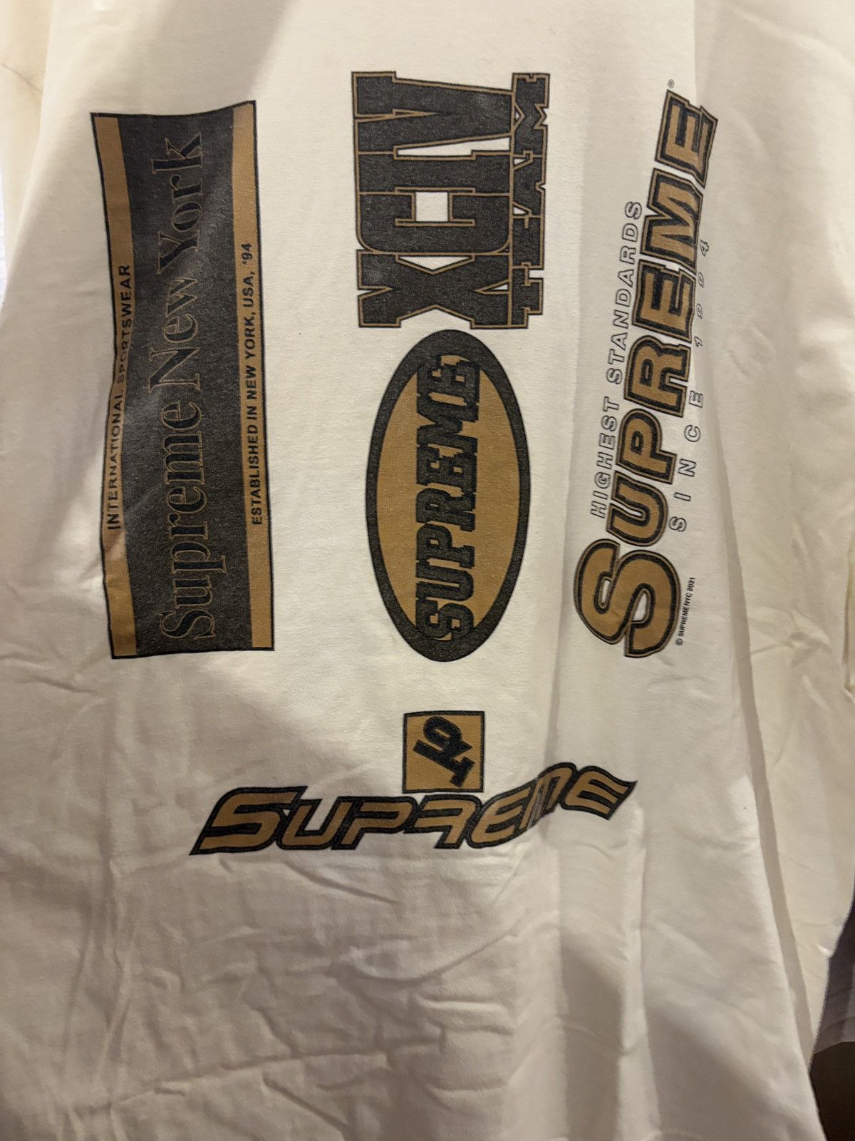 Supreme Supreme multilogo Tee Size US L / EU 52-54 / 3 - 3 Thumbnail