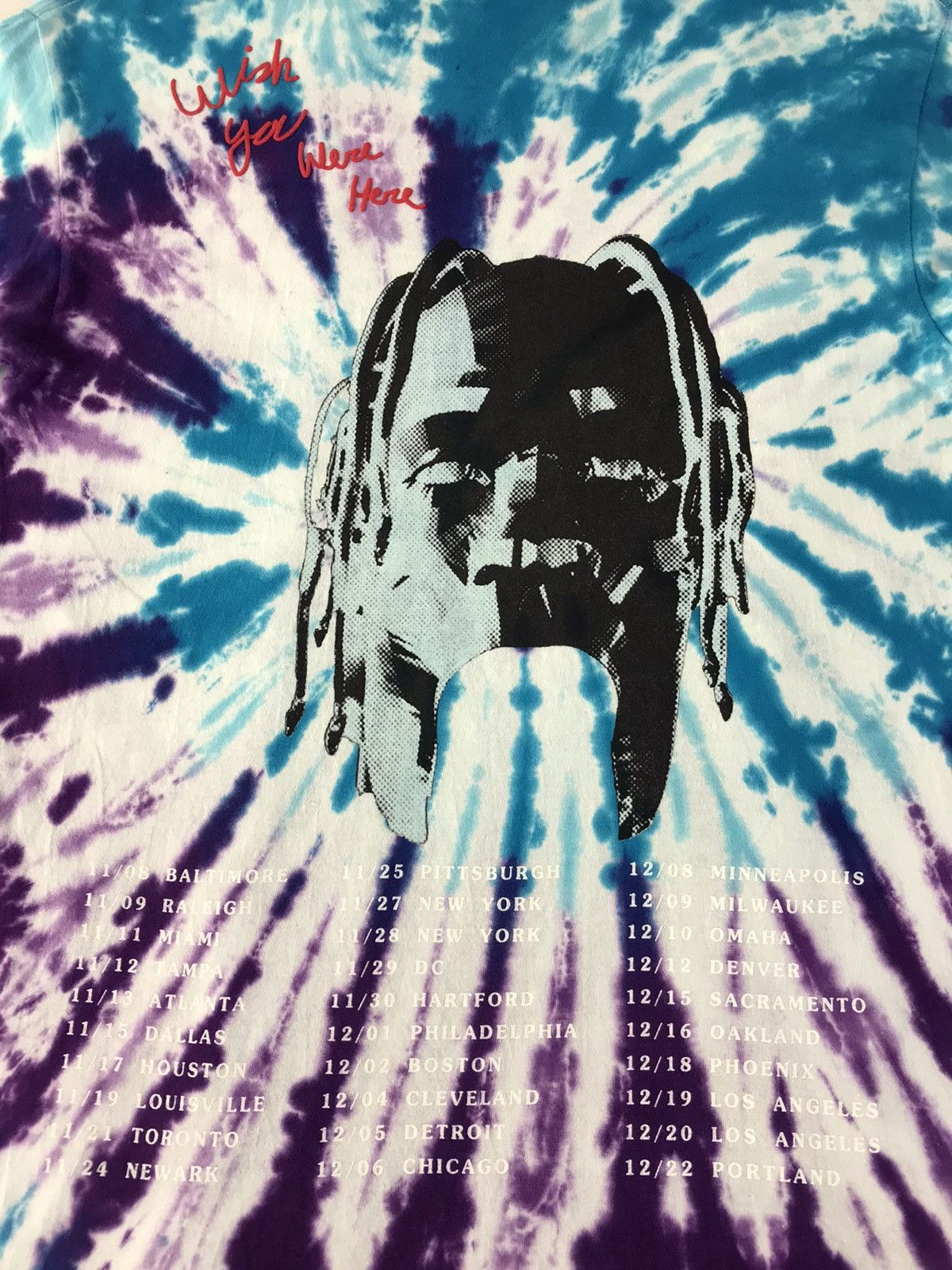 Band Tees Band Tees Astroworld Tour Travis Scott Long Sleeve S.Shirt Size US M / EU 48-50 / 2 - 9 Thumbnail