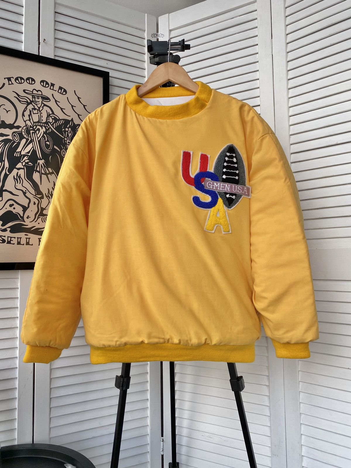 Starter × Vintage Vintage 90s University Patch USA Football NFL Jacket Size US S / EU 44-46 / 1 - 4 Thumbnail