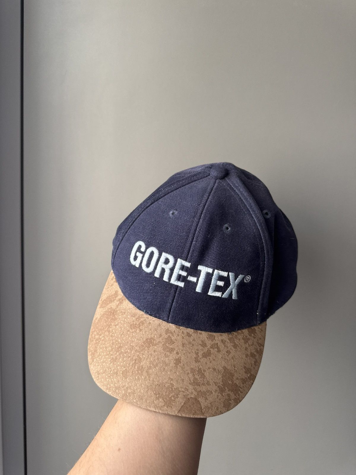 Goretex Vintage Gore Tex cap w/w suede brim Size ONE SIZE - 1 Thumbnail