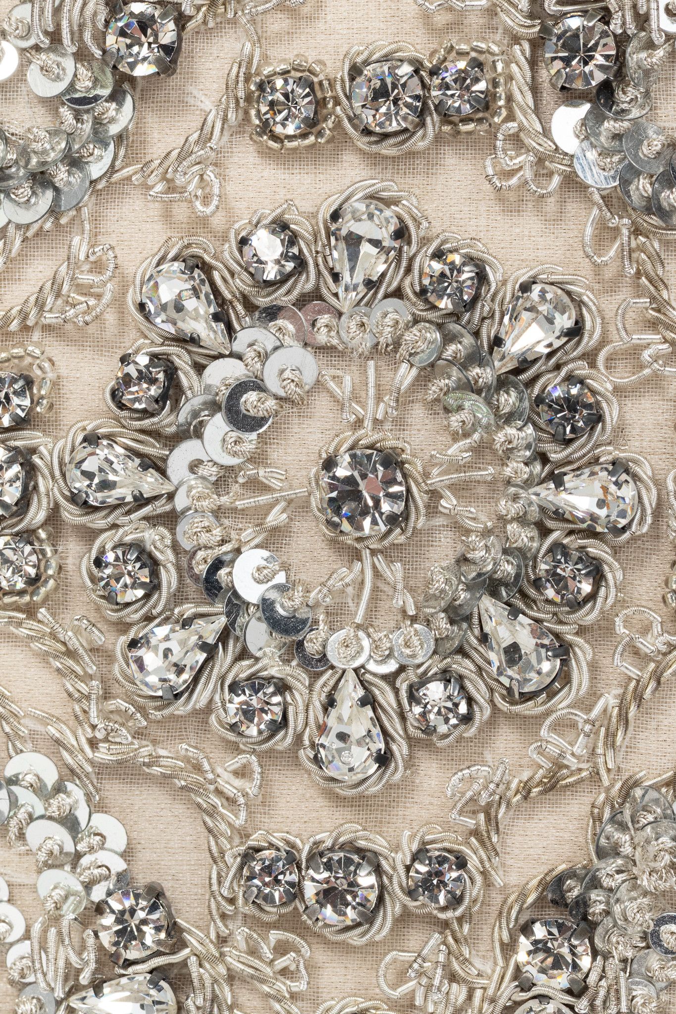Alexander McQueen Alexander McQueen Crystal/Sequin-Embroidered Satin Clutch Size ONE SIZE - 8 Thumbnail