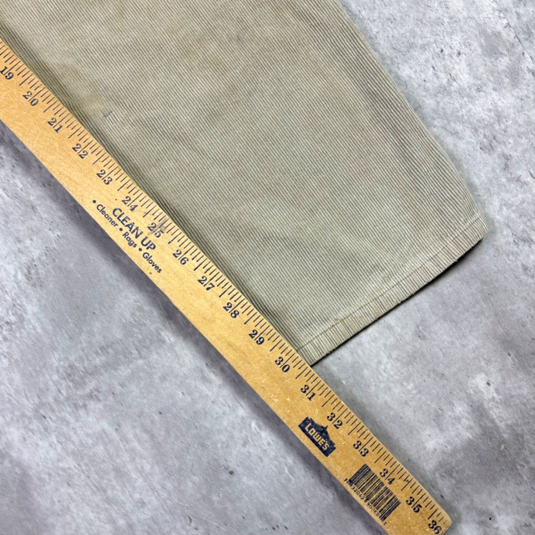 Vintage VINTAGE Levi Strauss 505 Corduroy Jeans Beige Straight Levi's 505 Mens Regular 32x30 Jeans Size US 32 / EU 48 - 5 Thumbnail
