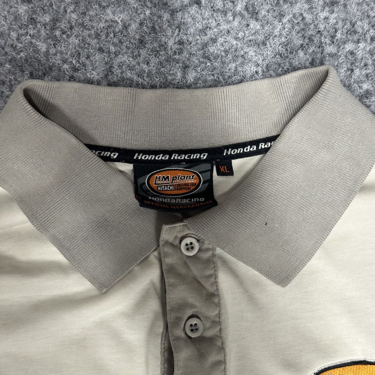 Honda VTG Mans Polo Honda Racing Size XL Distressed Cotton Y2K Size US XL / EU 56 / 4 - 6 Thumbnail