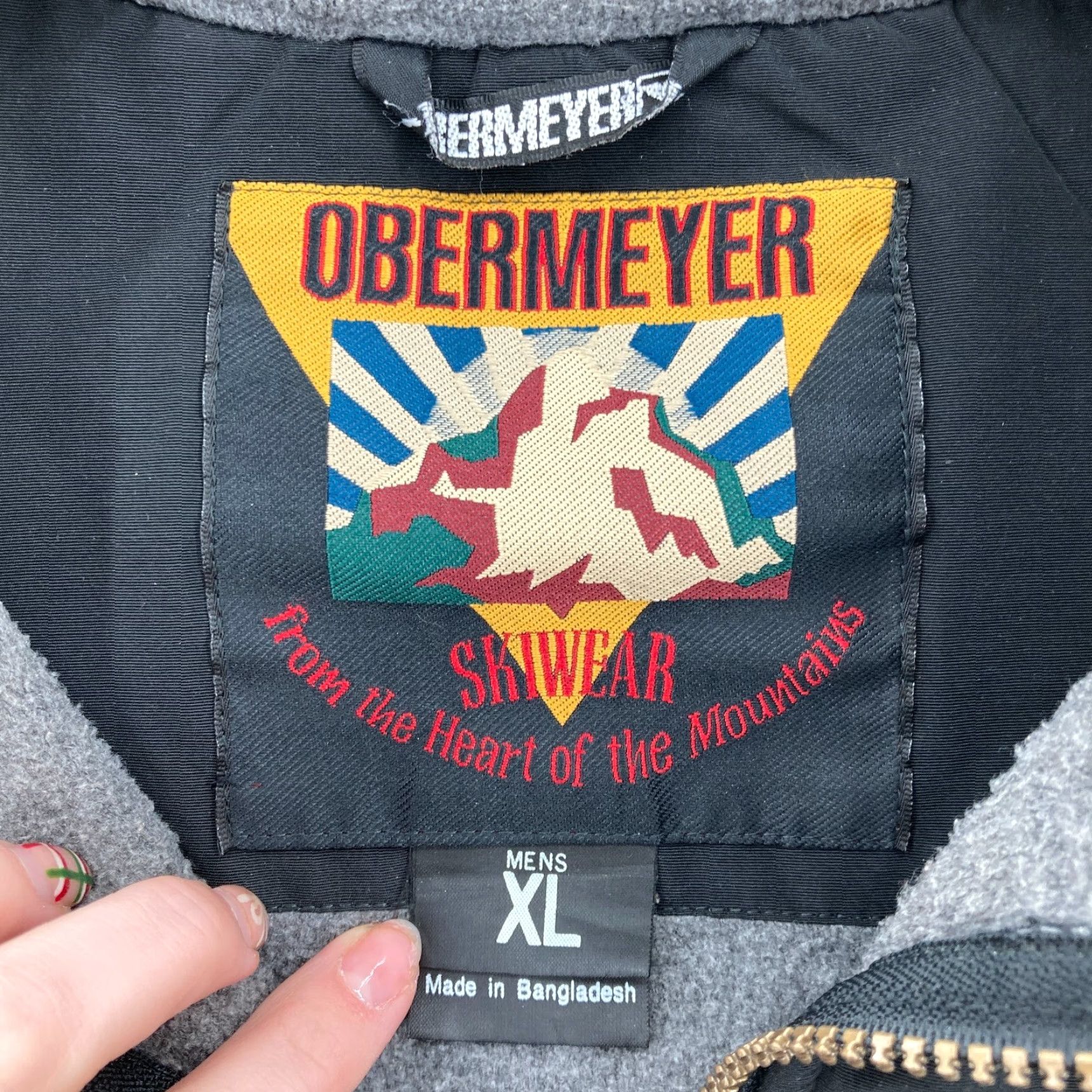 Obermeyer Vintage Obermeyer Rush Ski Fleece Full Zip Vest Mens XL Gray Outdoors Winter Size US XL / EU 56 / 4 - 4 Thumbnail