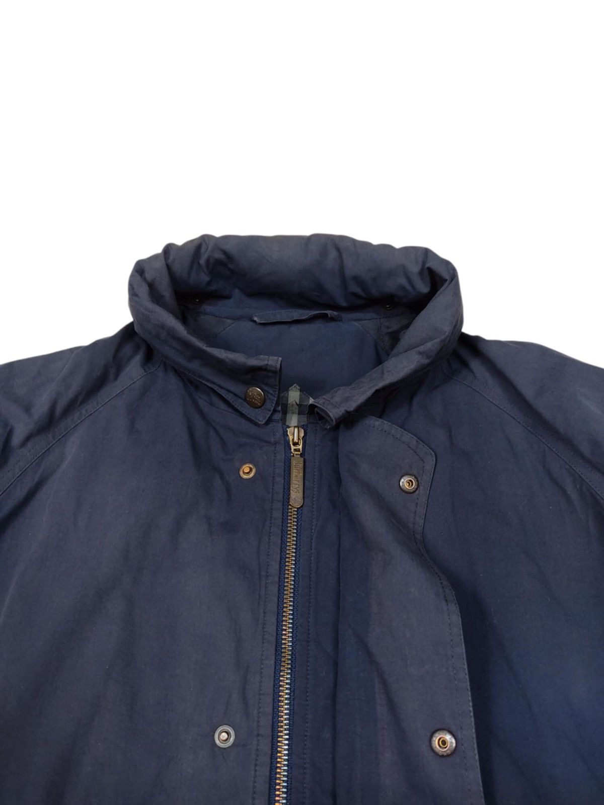Burberry × Vintage VINTAGE 90s Burberrys Faded Navy Blue Jacke Size US XL / EU 56 / 4 - 5 Thumbnail