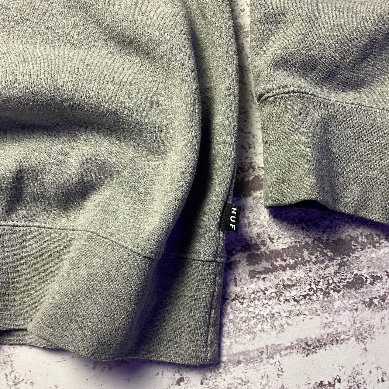 Huf Huf Big logo swirtshirt Grey Skate Y2K XL size Size US XL / EU 56 / 4 - 4 Thumbnail