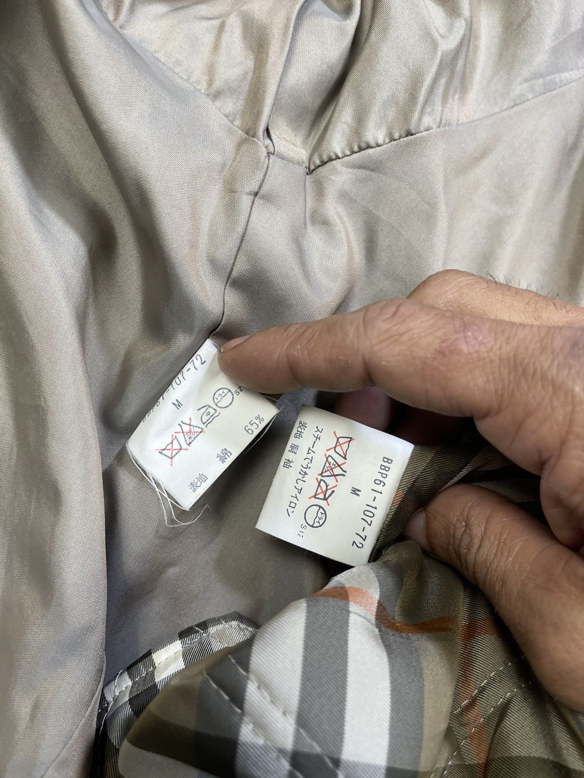 Burberry Vtg 90s Burberrys Double Lined G9 Jacket Size US M / EU 48-50 / 2 - 17 Thumbnail