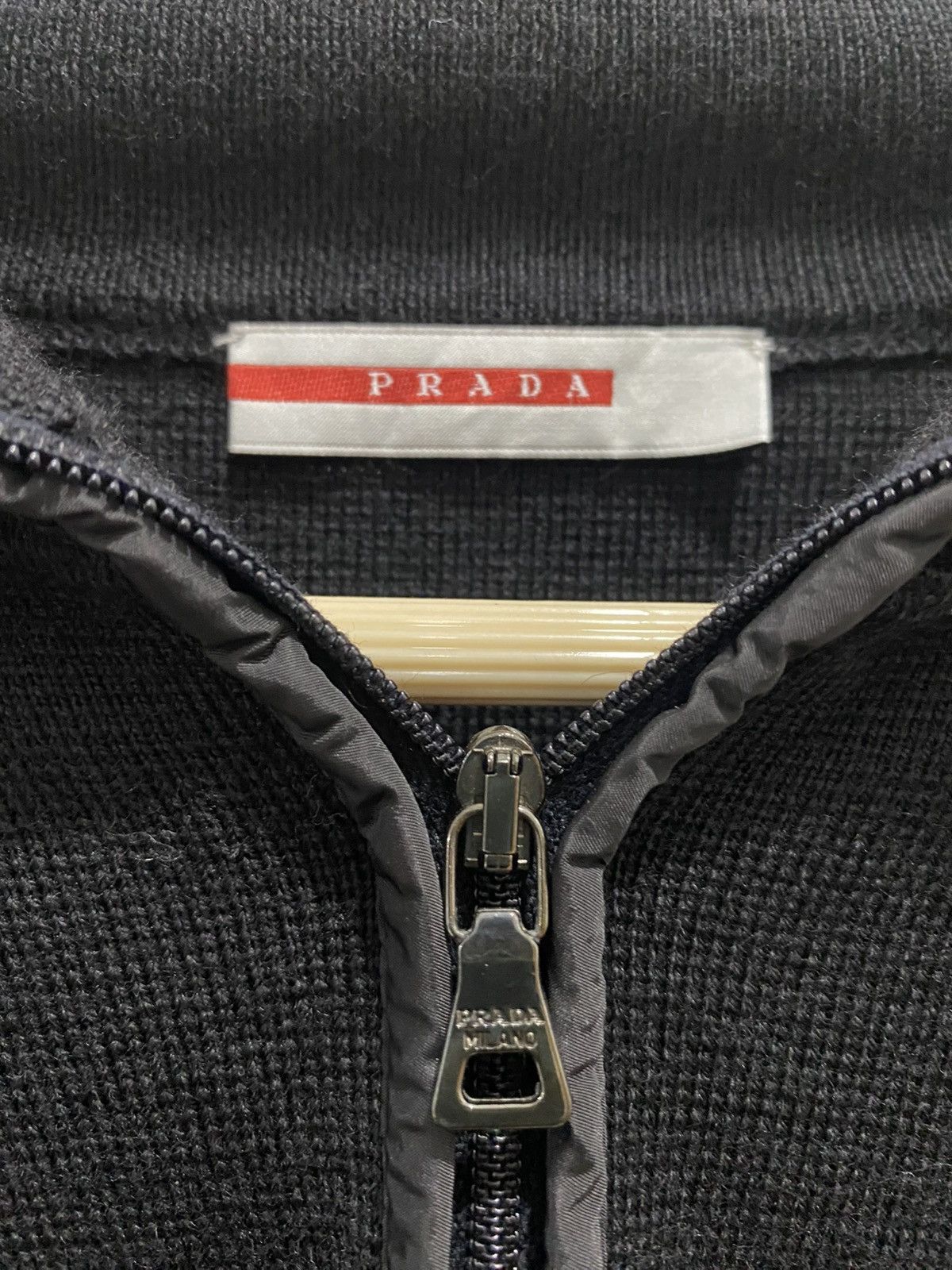Prada VINTAGE Y2K PRADA SWEATER . PULL OVER . HALF ZIPPER Size US M / EU 48-50 / 2 - 3 Thumbnail