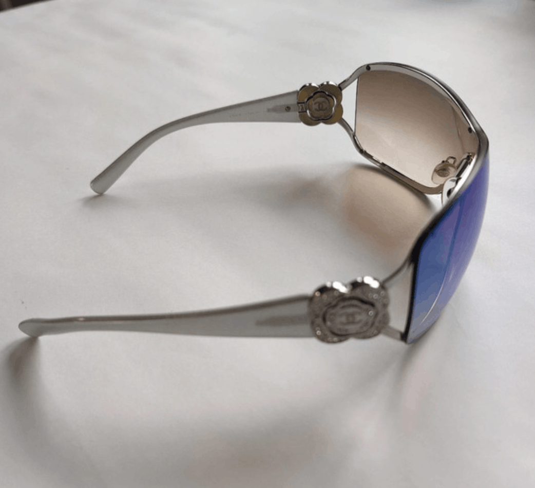 Chanel Chanel Sunglasses 4164-B CC Shield Mask 4017 Vintage A0120 Size ONE SIZE - 11 Thumbnail