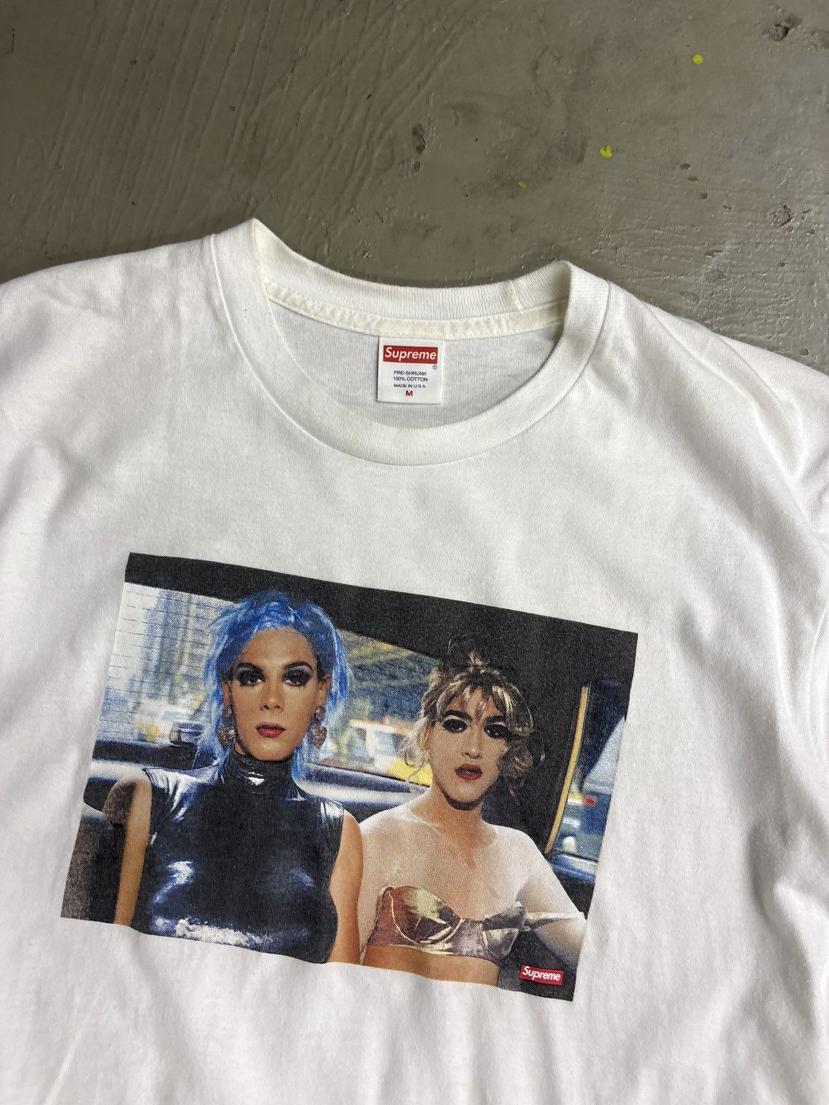Supreme Rare SS2018 Supreme Nan Goldin Misty & Jimmy Paulette Tees Size US M / EU 48-50 / 2 - 11 Thumbnail