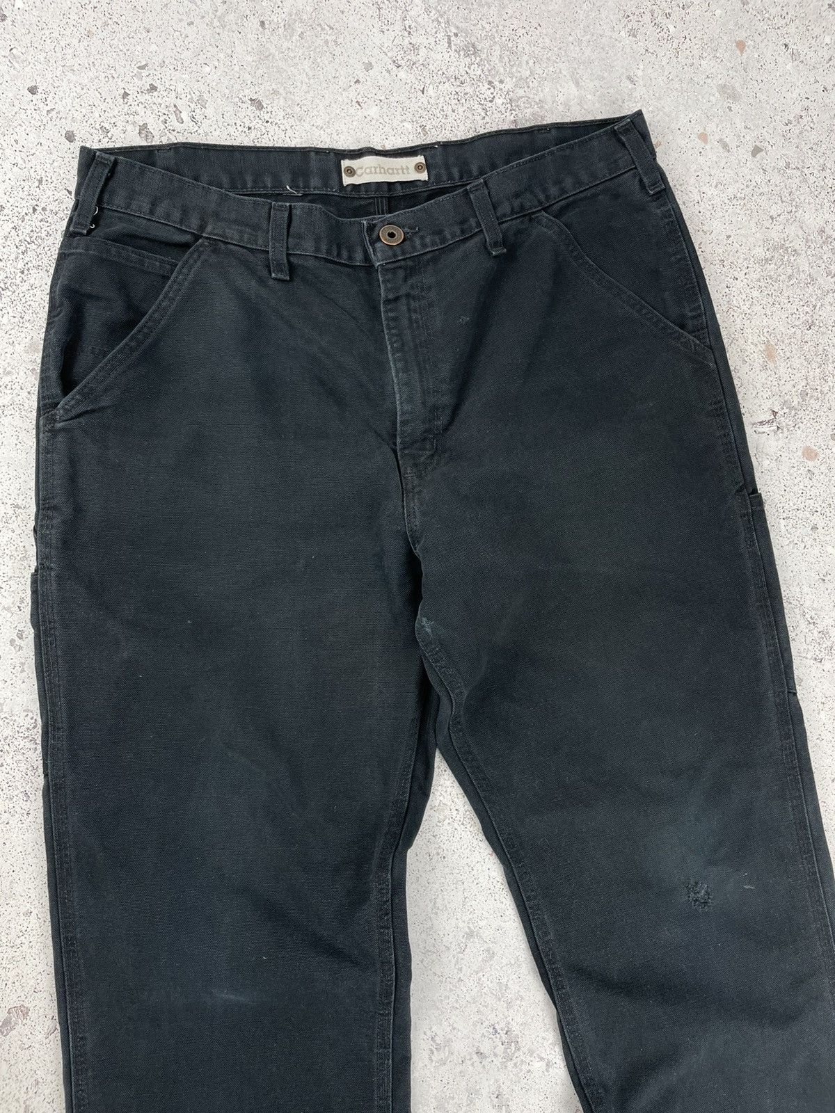 Carhartt × Vintage Vintage Carhartt Washed Duck Work Dungaree Double Knee Pants Size US 34 / EU 50 - 3 Thumbnail