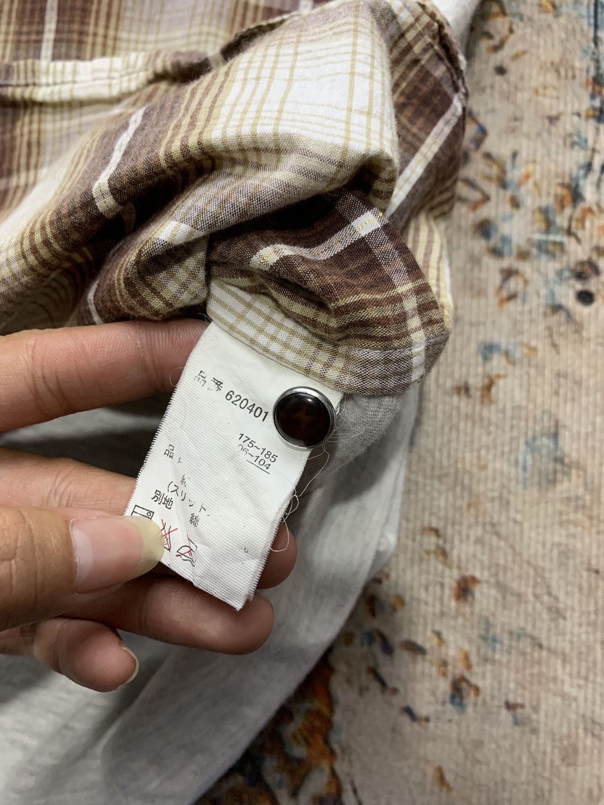 If Six Was Nine JAPANESE CRAZY POEM SKULL WATER BACK SHIRT CDG JUNYA STYLE Size US L / EU 52-54 / 3 - 4 Thumbnail